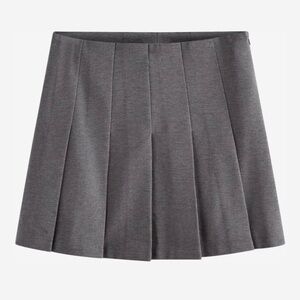 Simons Gray Pleated Mini Skort